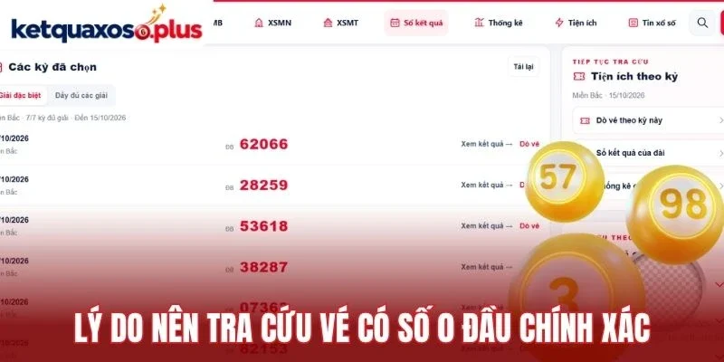Lý do nên tra cứu vé có số 0 đầu chính xác